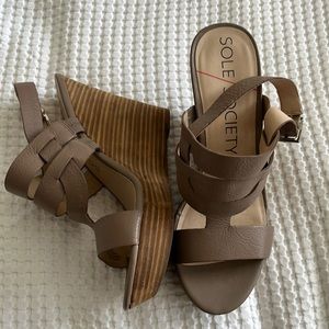 Sole society wedges